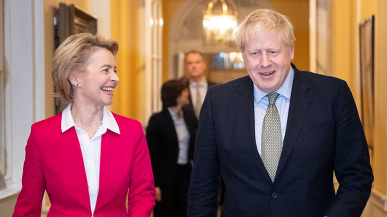 Brexit: Η Ούρσουλα φον ντερ Λάιεν θα έχει τηλεδιάσκεψη με τον Μπόρις Τζόνσον